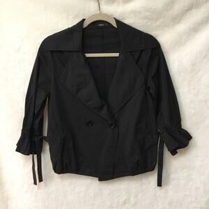 M)phosis Black Cotton Jacket